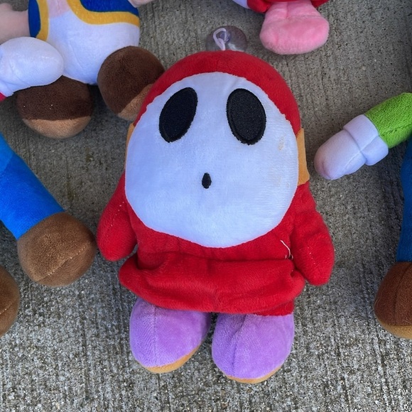 Super Mario Lot of Plush Plushies Window Hangers Suction Luigi Toad Bigger Boo - Picture 3 of 8